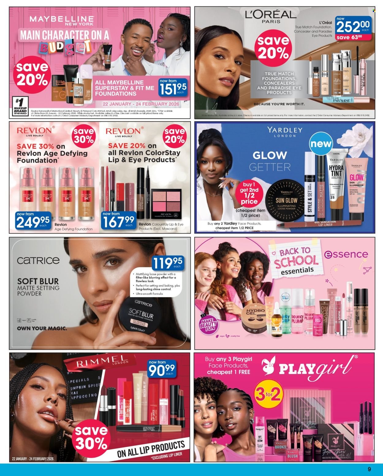 CLICKS specials - From Thursday 22 Jan 2026 (2026-01-22 - 2026-02-09) | 9