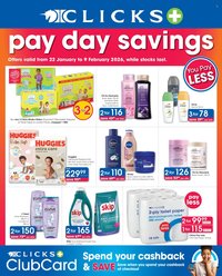 CLICKS specials - From Thursday 22 Jan 2026 (2026-01-22 - 2026-02-09)