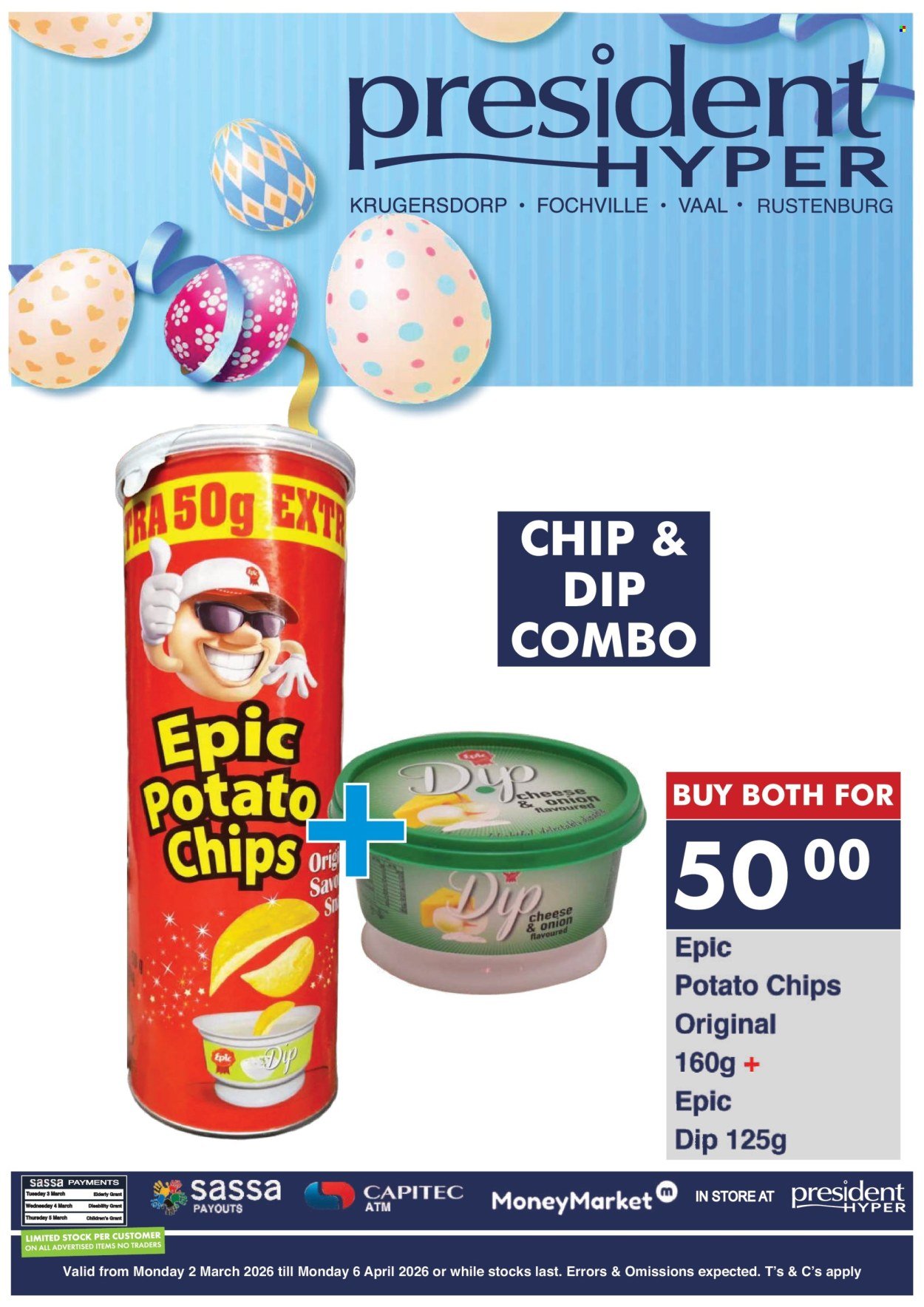 PRESIDENT HYPER specials - Easter Braai Combo (2026-03-01 - 2026-04-06) | 2