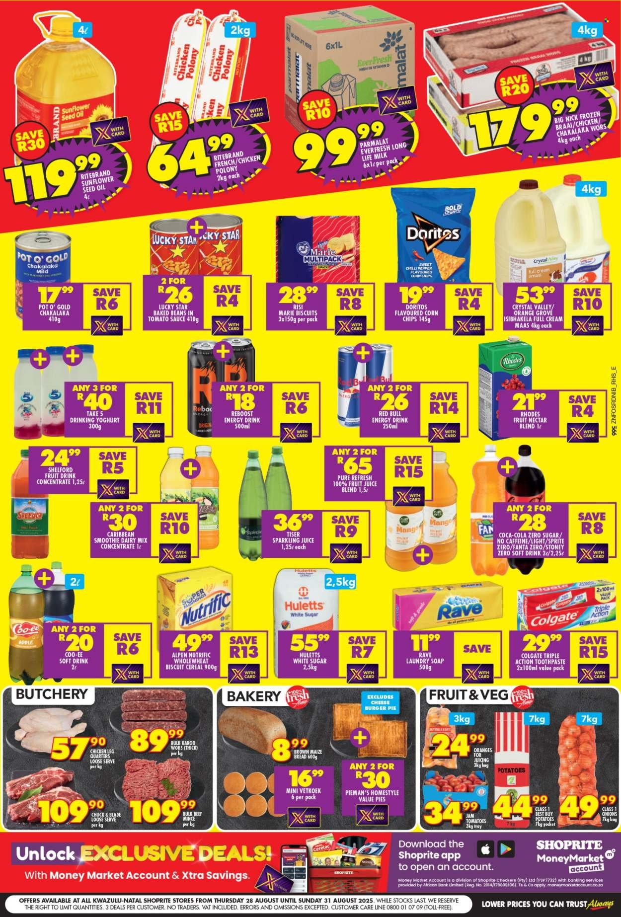 SHOPRITE specials - Low Price Bonanza KwaZulu Natal (2025-08-28 - 2025-08-31) | 2