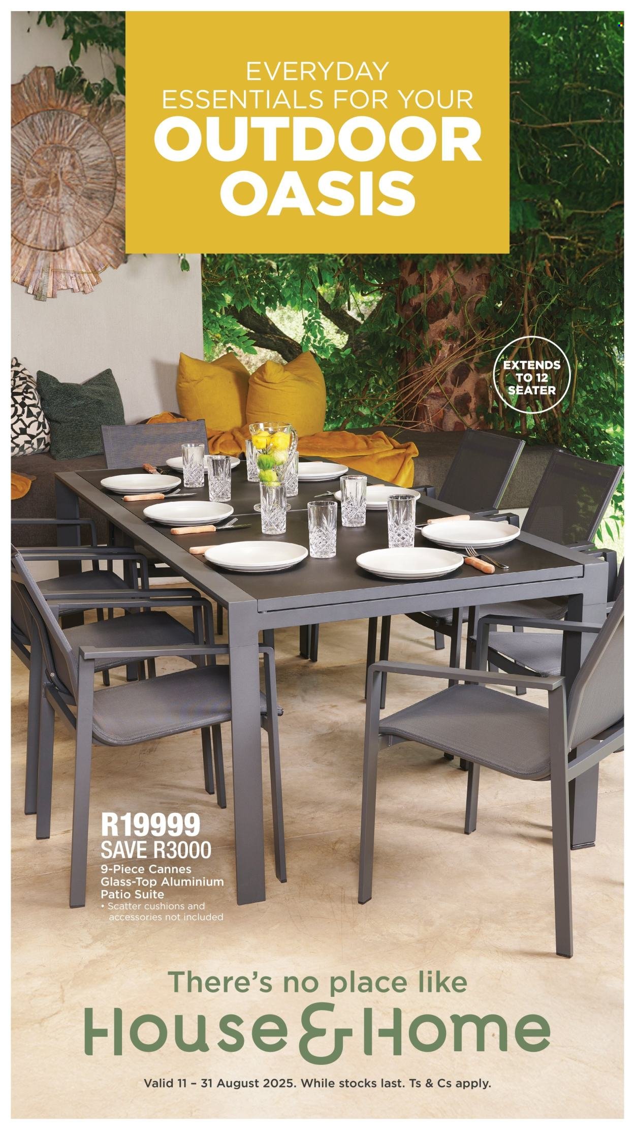 HOUSE & HOME specials - From Monday 11 Aug 2025 (2025-08-11 - 2025-08-31) | 1