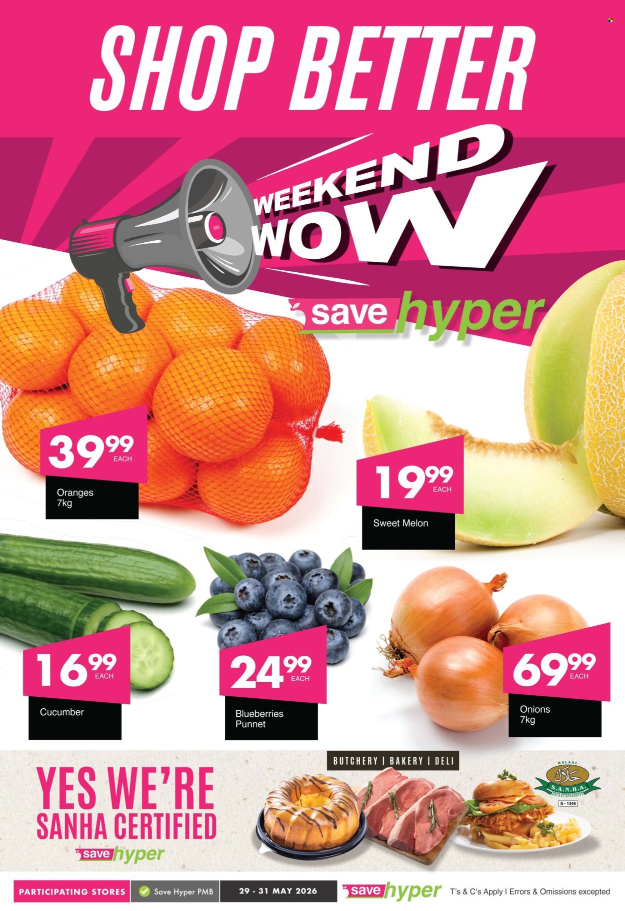 SAVE specials - From Friday 29 May 2026