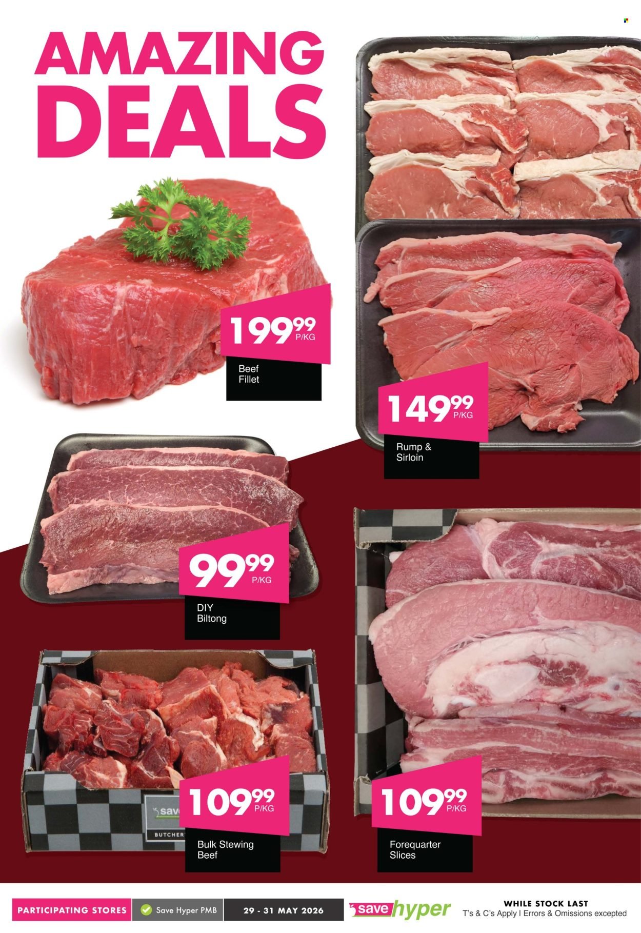 SAVE specials - From Friday 29 May 2026