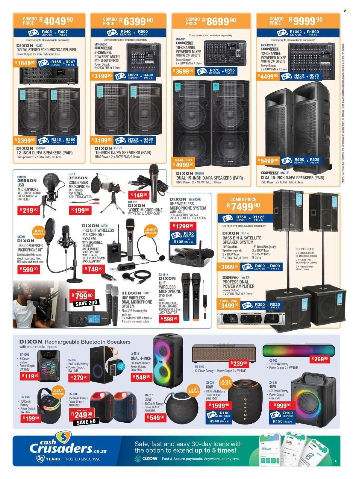CASH CRUSADERS specials - From Friday 17 Jul 2026