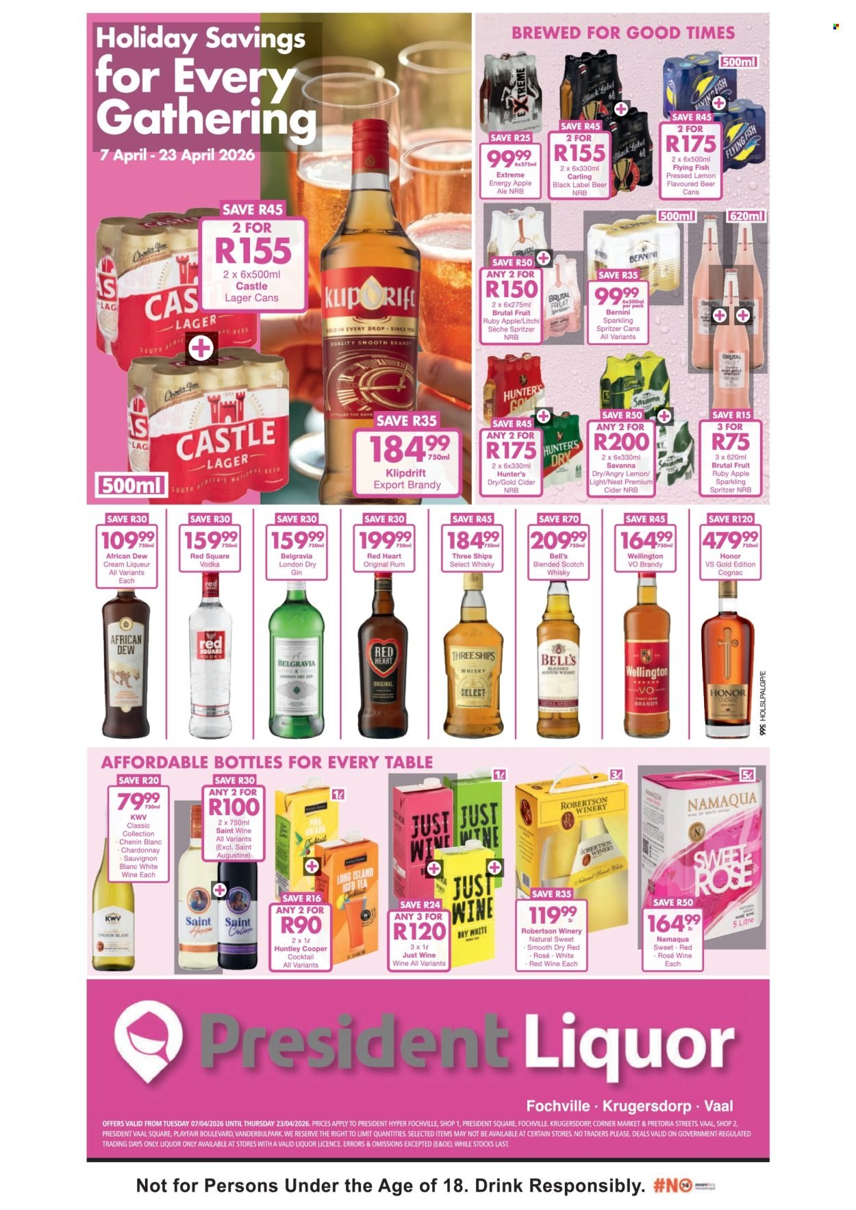 PRESIDENT HYPER specials - Liquor Specials (2026-04-07 - 2026-04-23) | 1