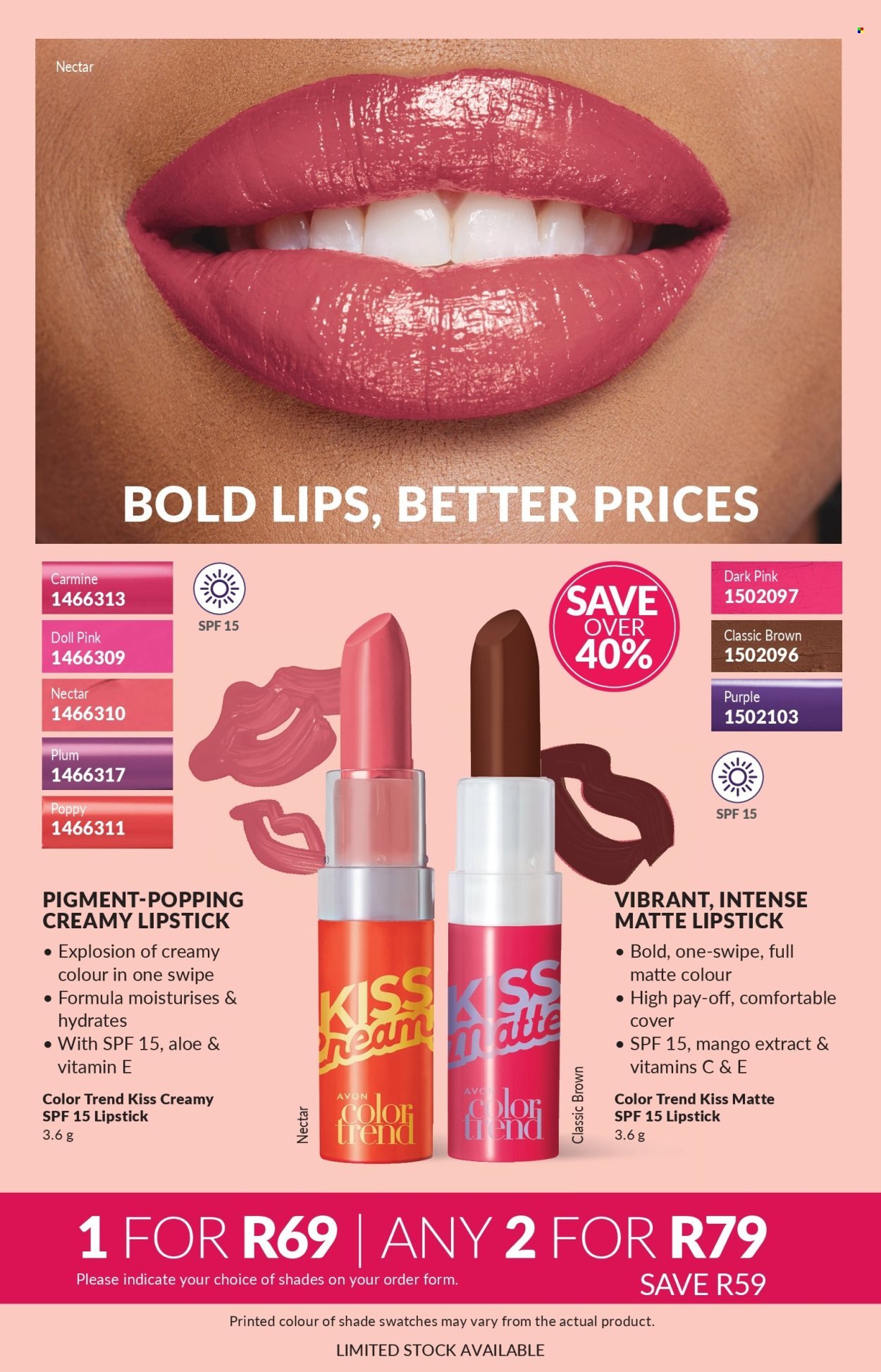 AVON specials - EXCESS FLYER
