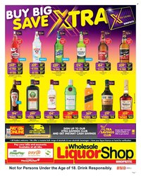 SHOPRITE specials - Wholesale LiquorShop Savings Selected Stores