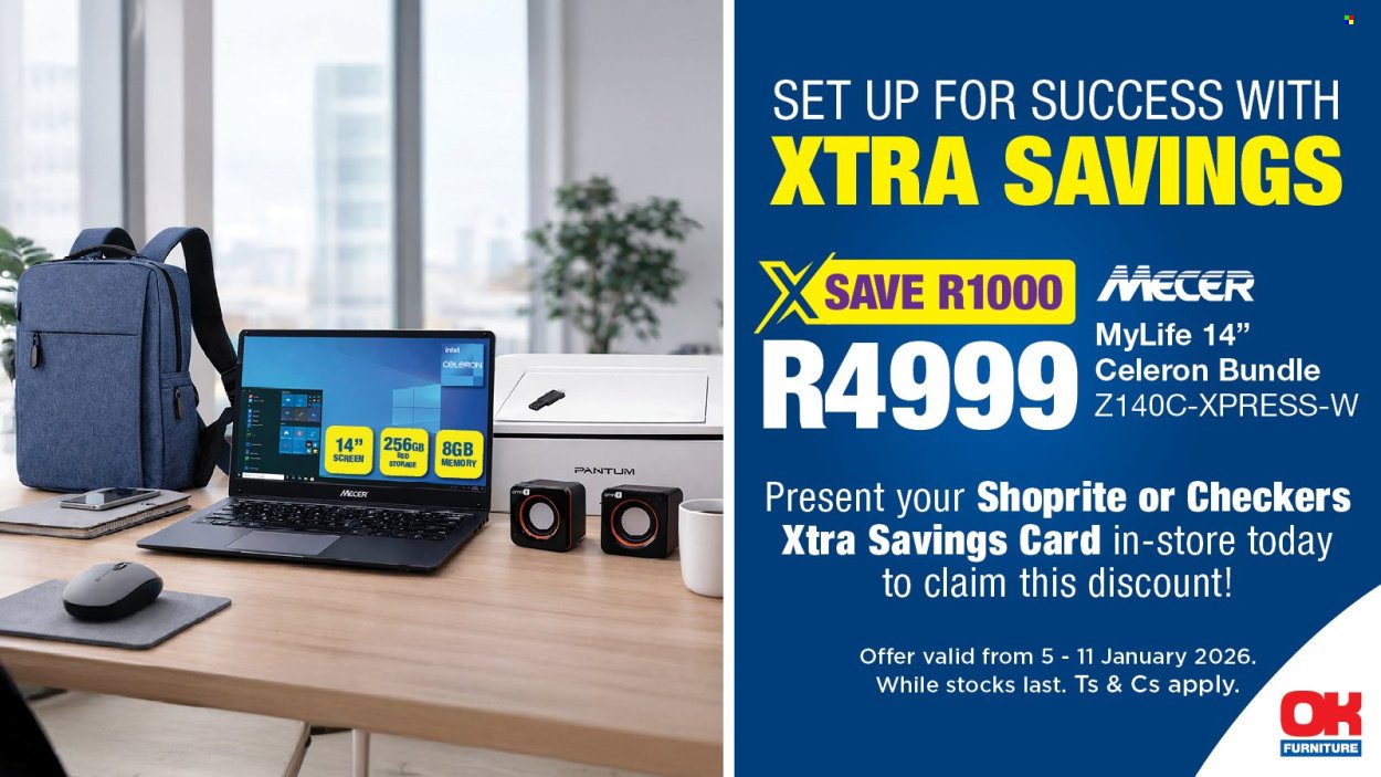 OK FURNITURE specials - From Monday 5 Jan 2026 (2026-01-05 - 2026-01-11) | 1