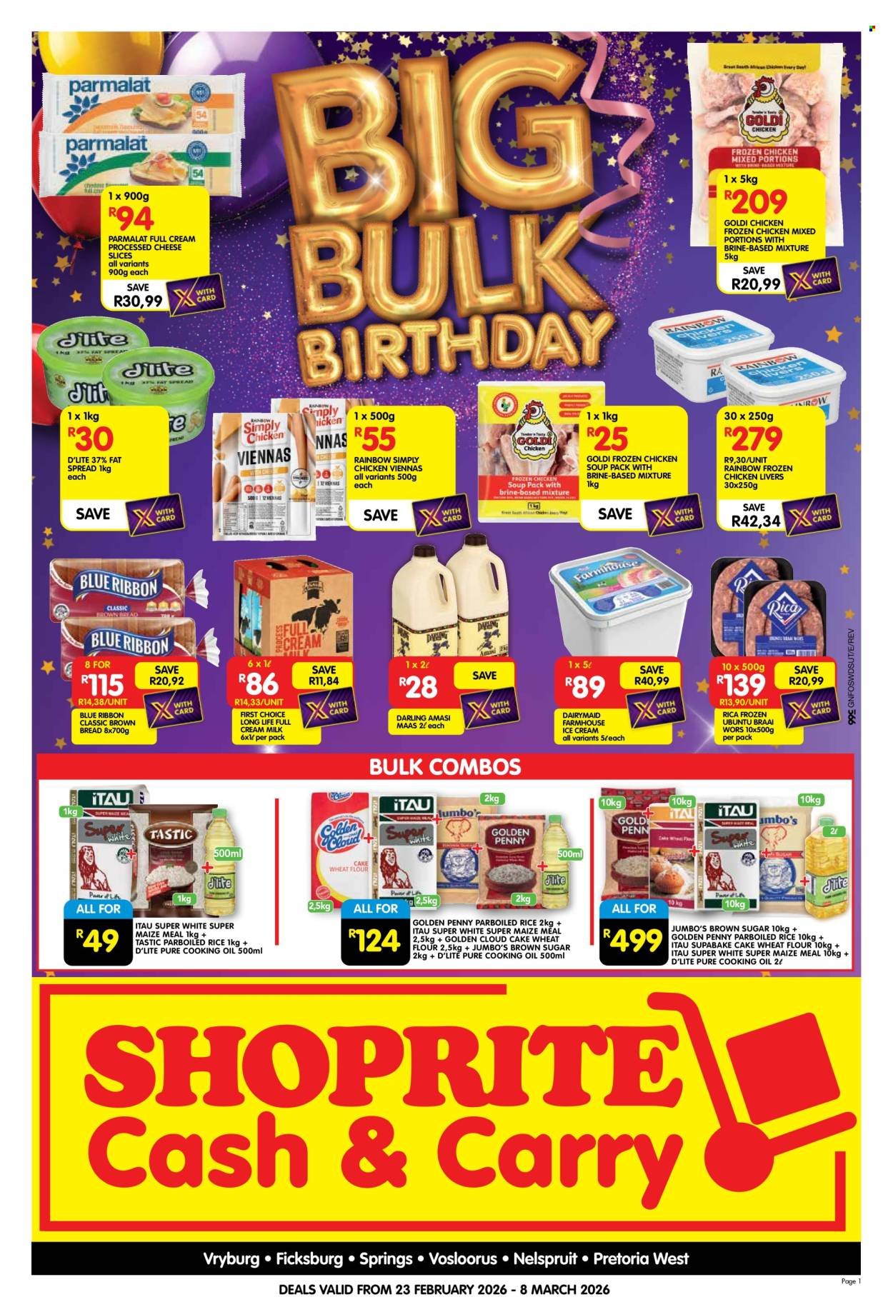 SHOPRITE specials - Cash & Carry Birthday Savings Exclusive Gauteng (2026-02-23 - 2026-03-08) | 1