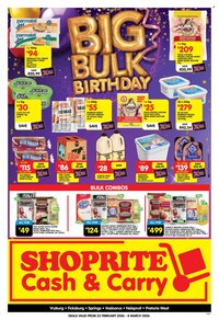 SHOPRITE specials - Cash & Carry Birthday Savings Exclusive Gauteng (2026-02-23 - 2026-03-08)