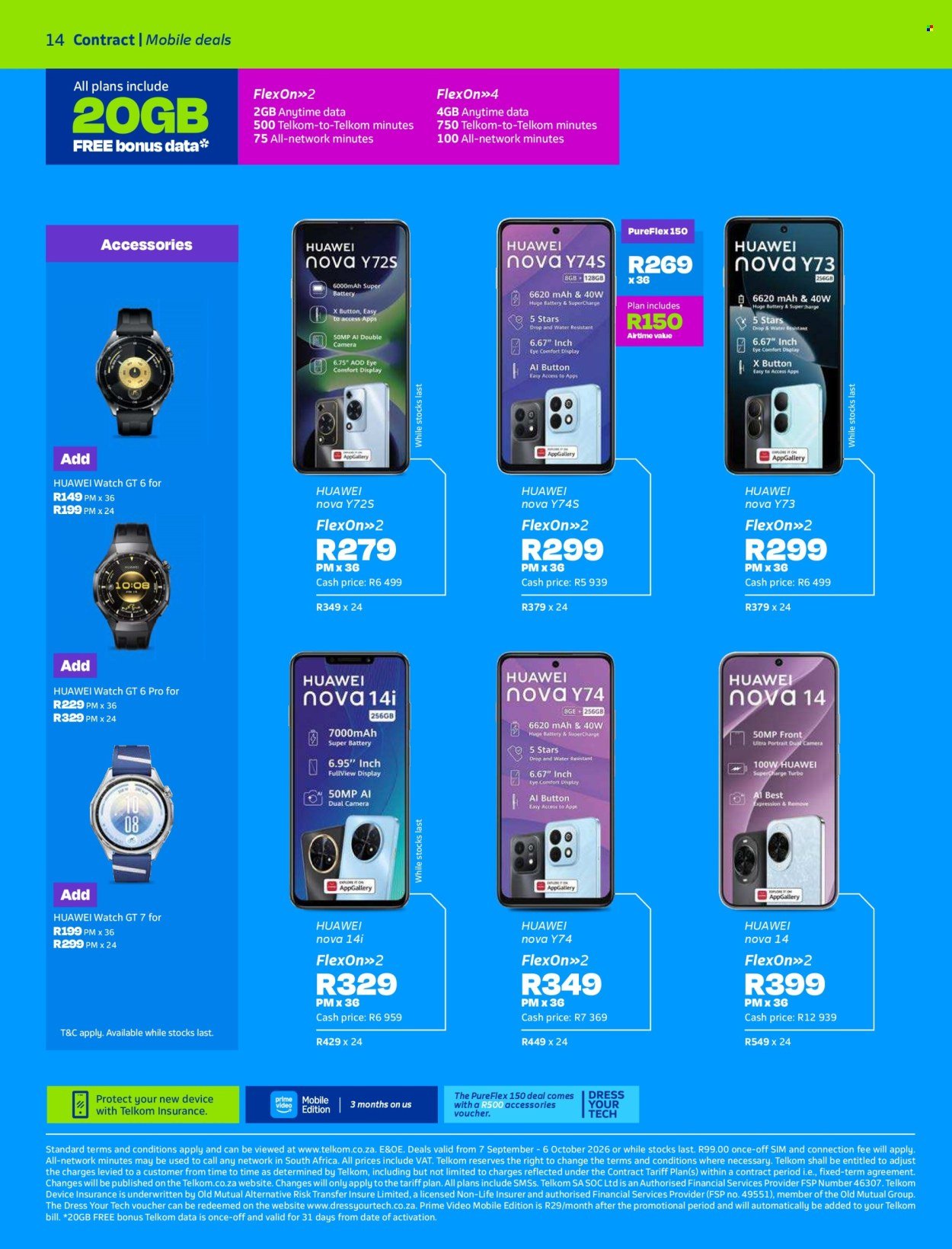 TELKOM specials - From Monday 7 Sept 2026
