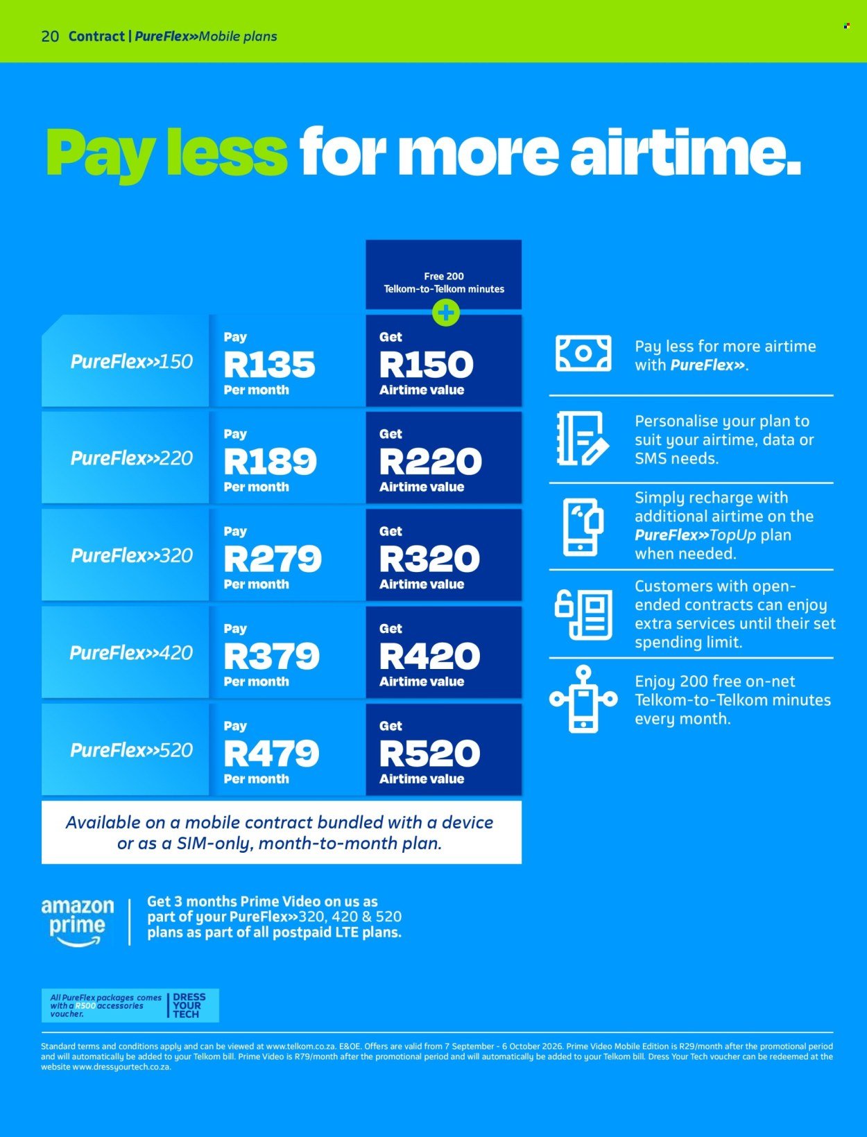 TELKOM specials - From Monday 7 Sept 2026