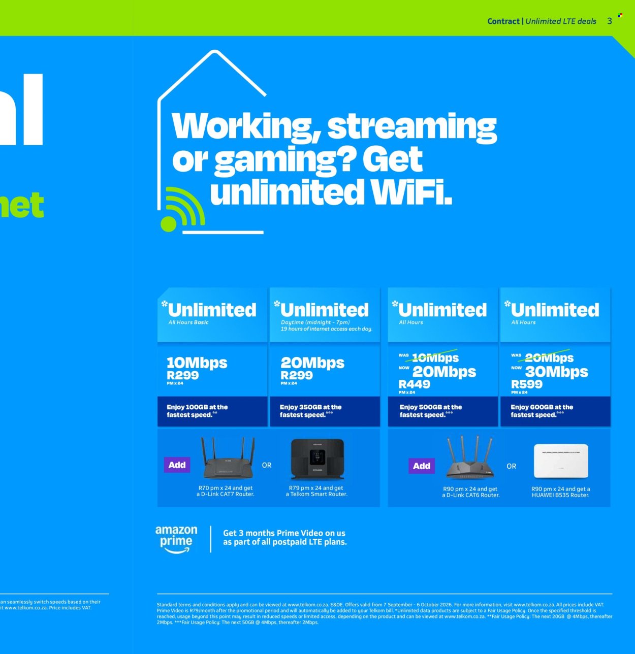 TELKOM specials - From Monday 7 Sept 2026