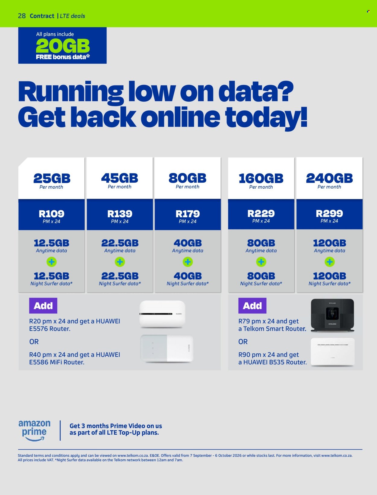 TELKOM specials - From Monday 7 Sept 2026