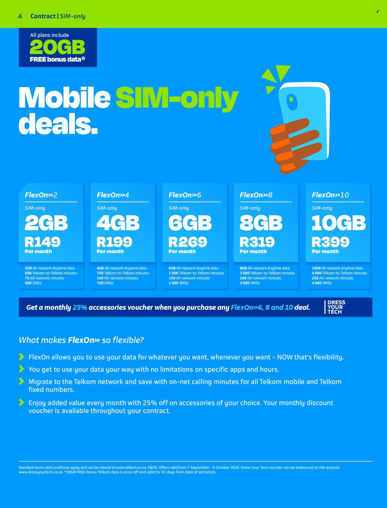 TELKOM specials - From Monday 7 Sept 2026