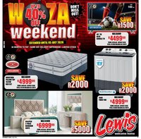 LEWIS specials - From Monday 22 Jun 2026