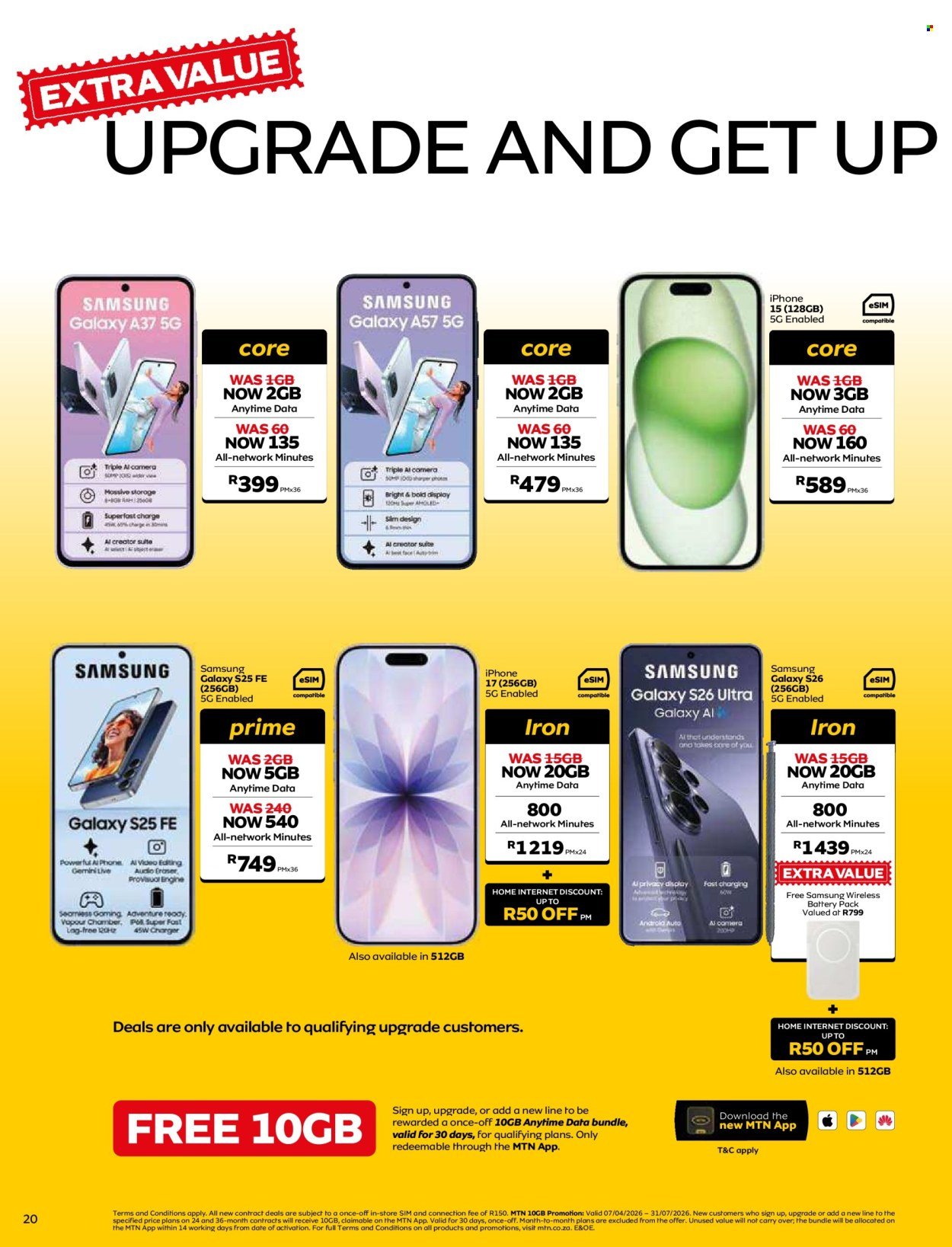 MTN specials - From Monday 8 Jun 2026