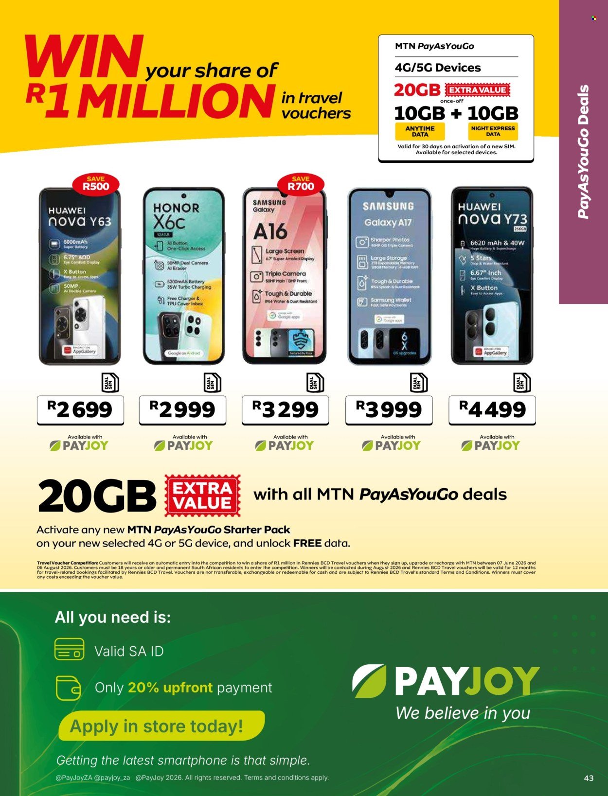 MTN specials - From Monday 8 Jun 2026