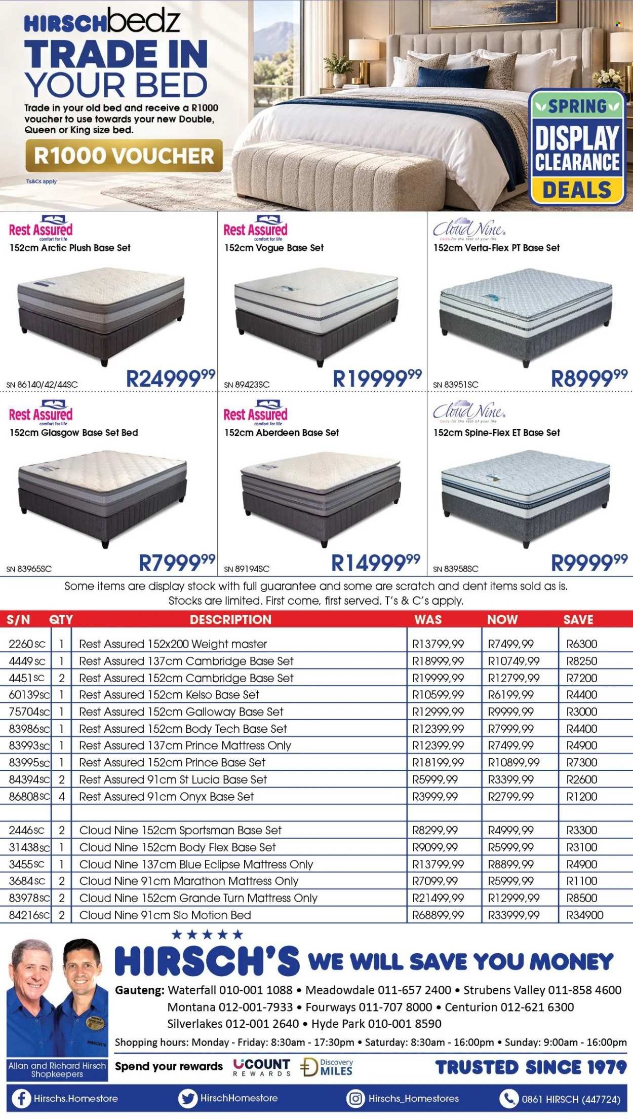 HIRSCH'S specials - September 2026