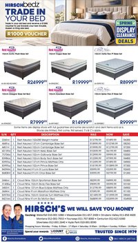 HIRSCH'S specials - September 2026