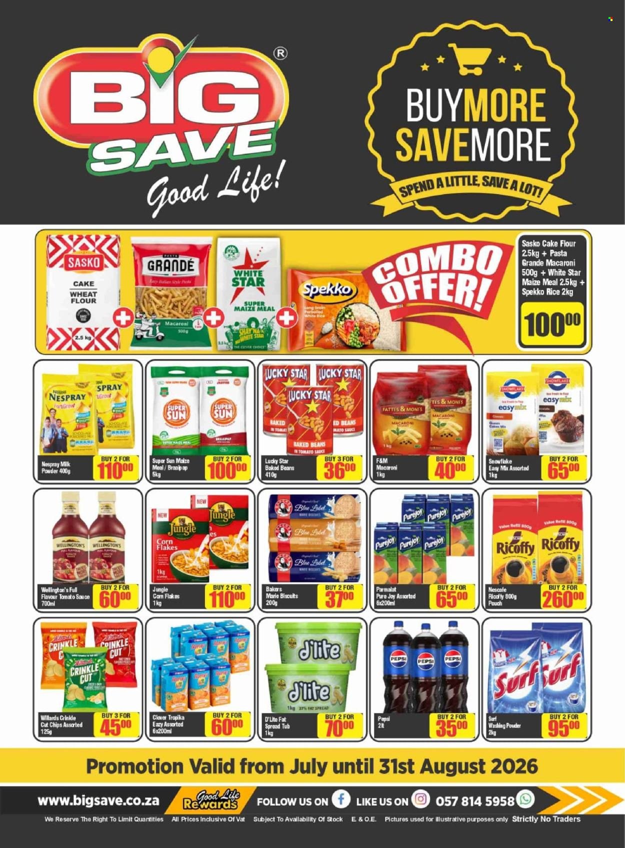 BIG SAVE specials - BUY MORE SAVE MORE