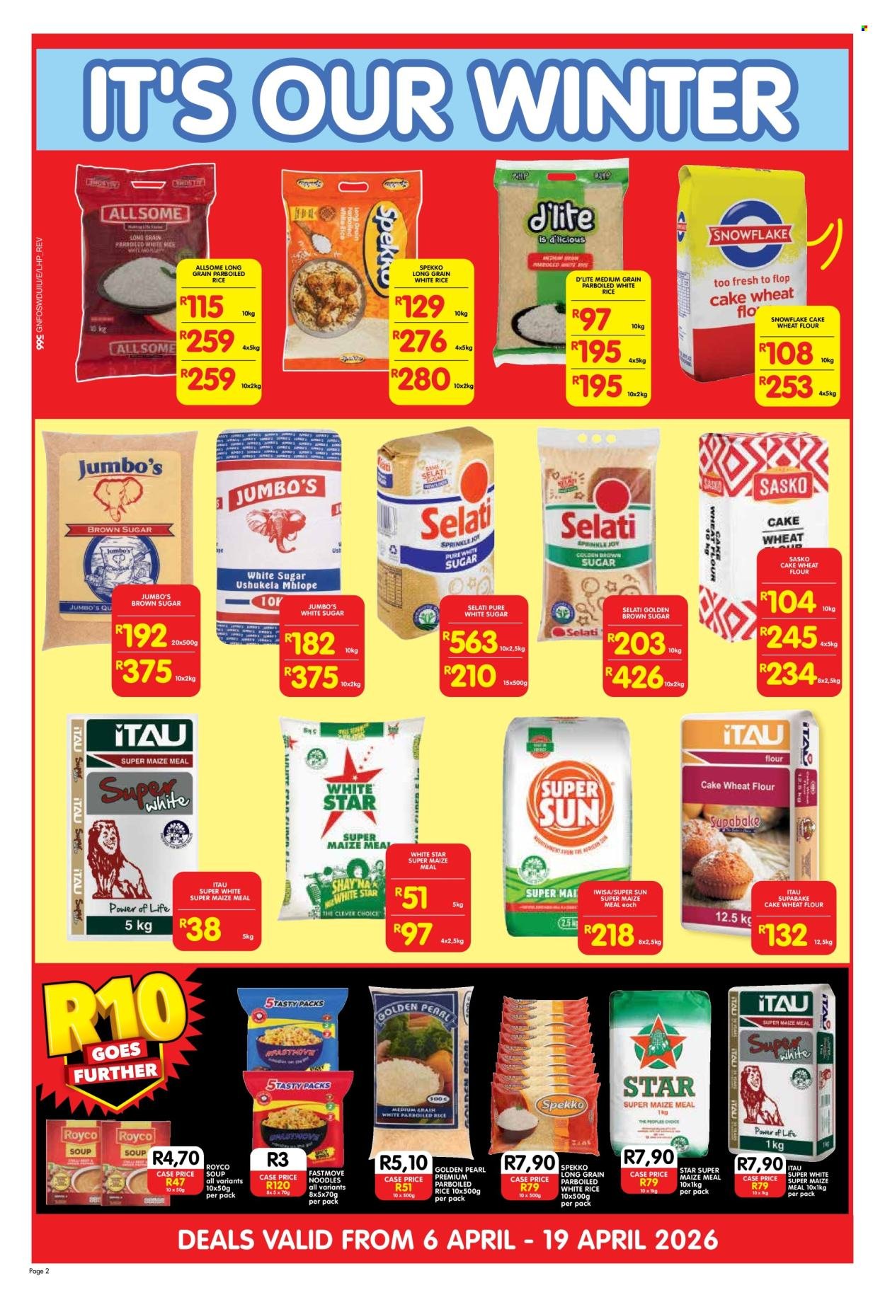 SHOPRITE specials - Cash & Carry WInter Deals Exclusive Gauteng (2026-04-06 - 2026-04-19) | 2