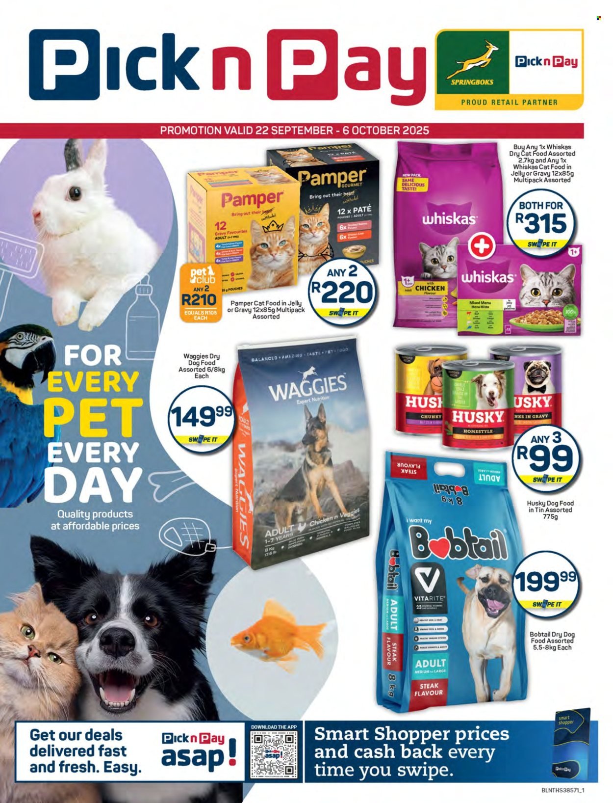 PICK N PAY specials - Pet Specials (2025-09-22 - 2025-10-06) | 1