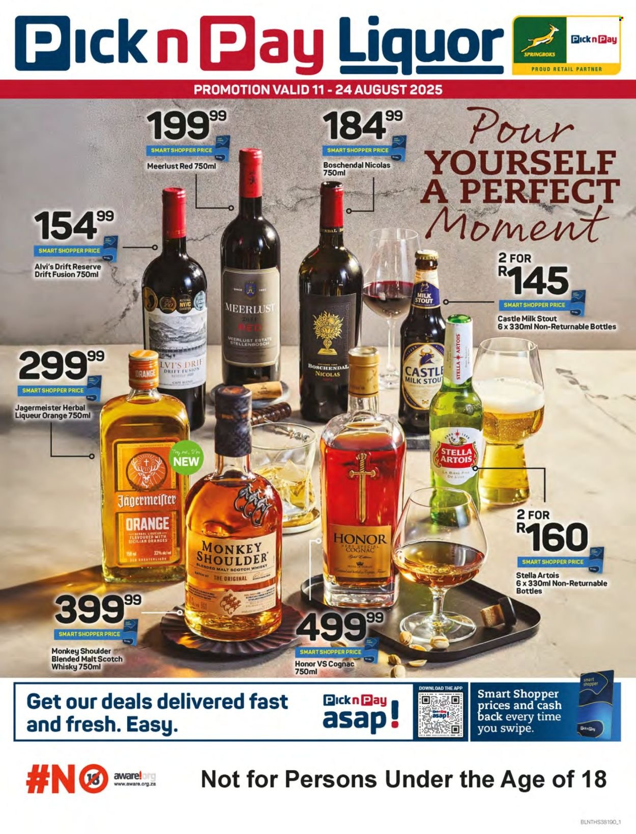 PICK N PAY specials - Liquor Specials (2025-08-11 - 2025-08-24) | 1