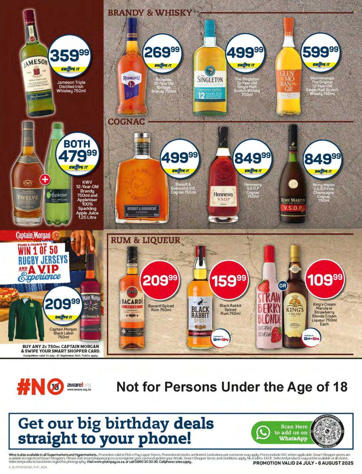 PICK N PAY specials - Liquor Specials (2025-08-11 - 2025-08-24) | 4