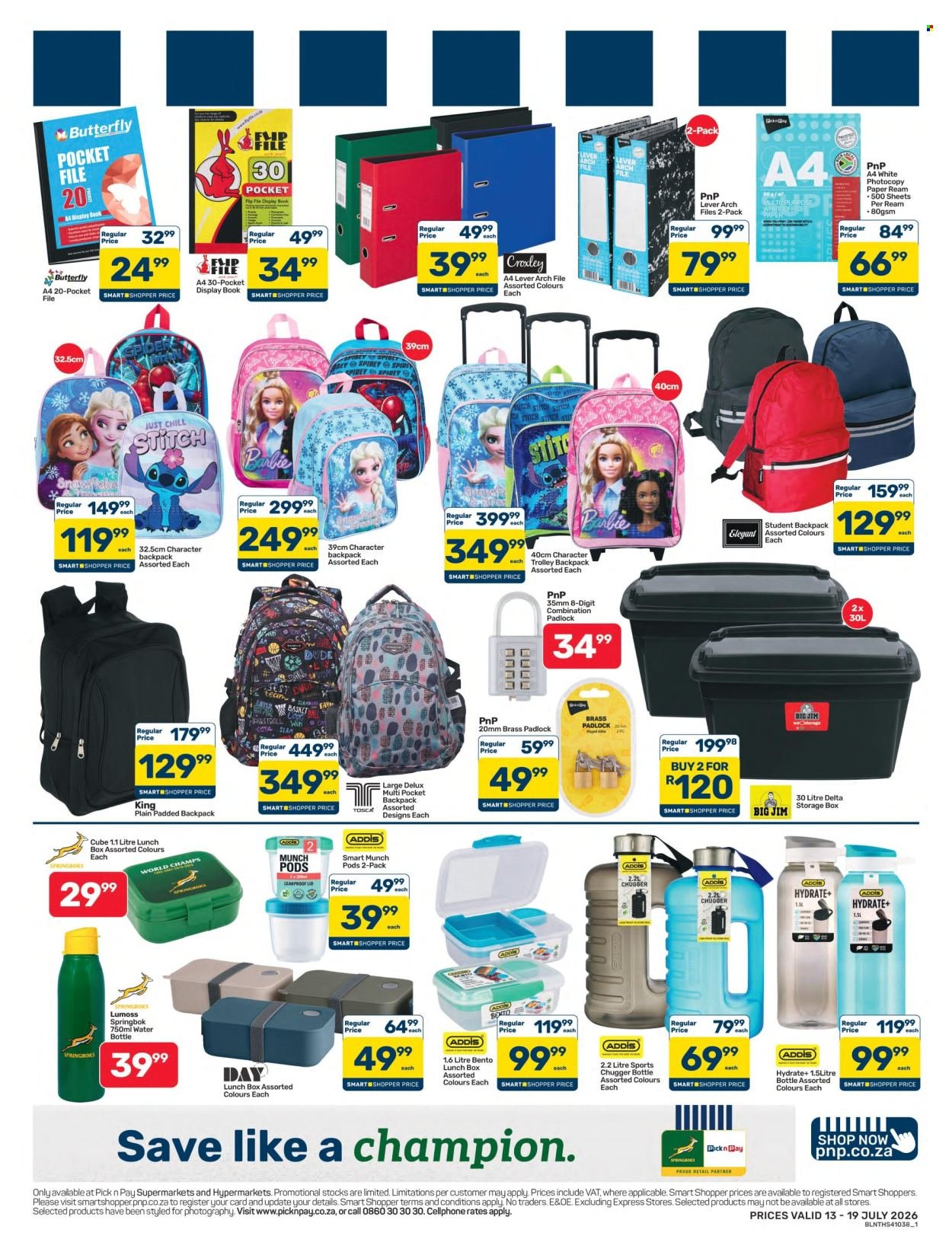 PICK N PAY specials - Back To School Specials