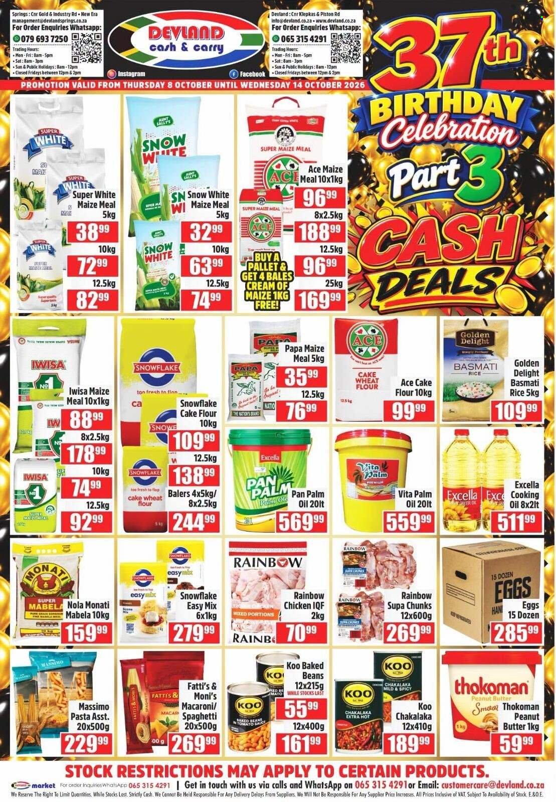 DEVLAND specials - From Thursday 8 Oct 2026