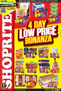 SHOPRITE specials - Low Price Bonanza KwaZulu Natal (2025-07-24 - 2025-07-27)