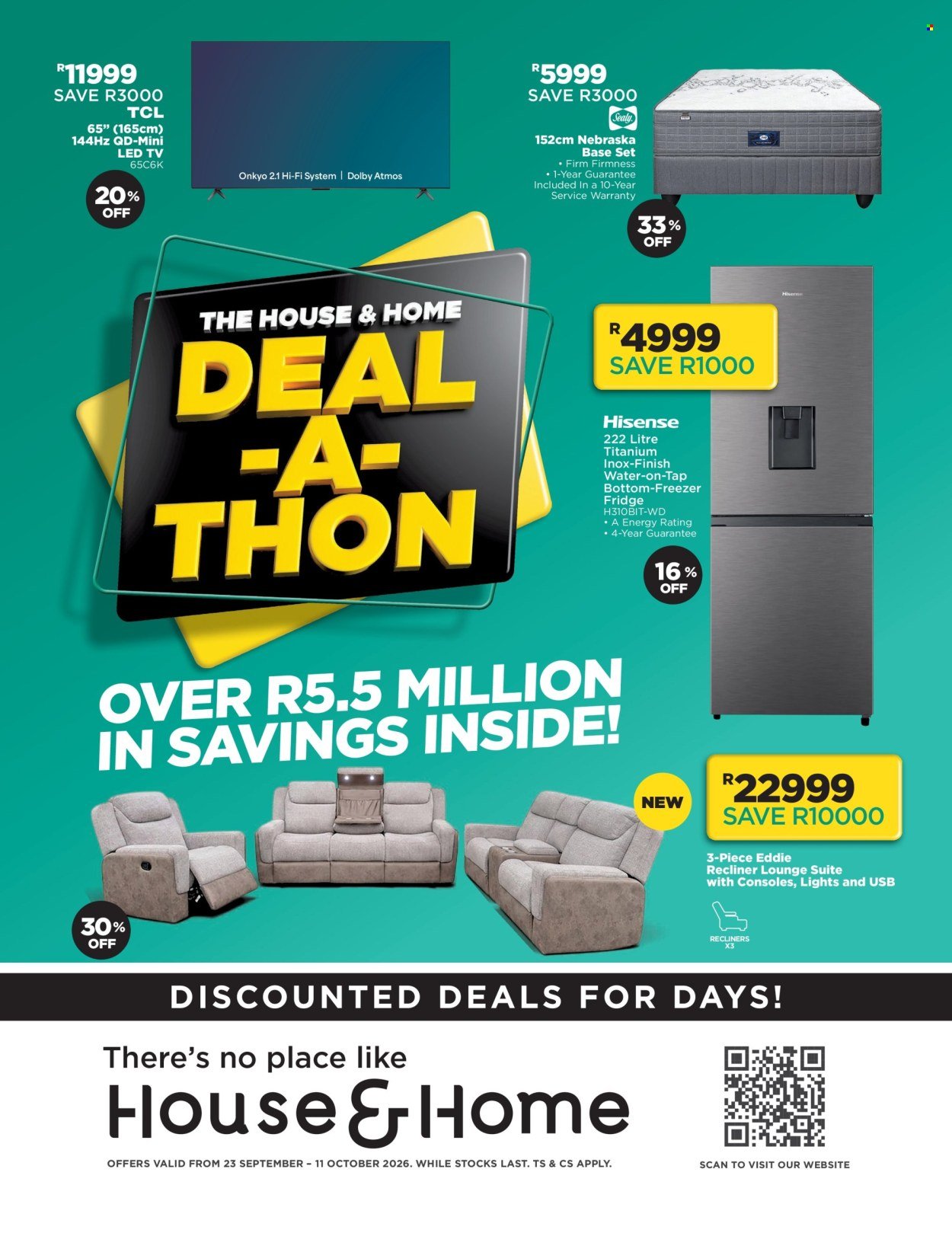 HOUSE & HOME specials - From Wednesday 23 Sept 2026