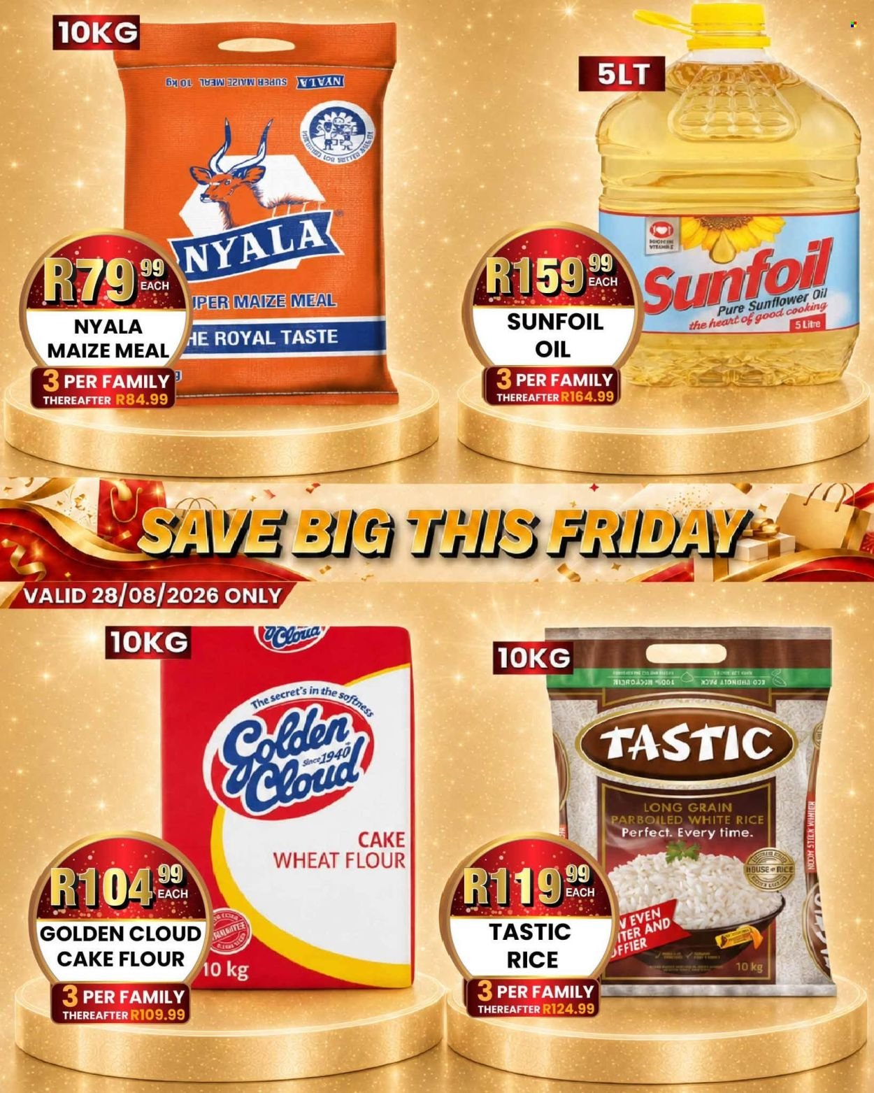 TAKE N PAY specials - From Friday 28 Aug 2026