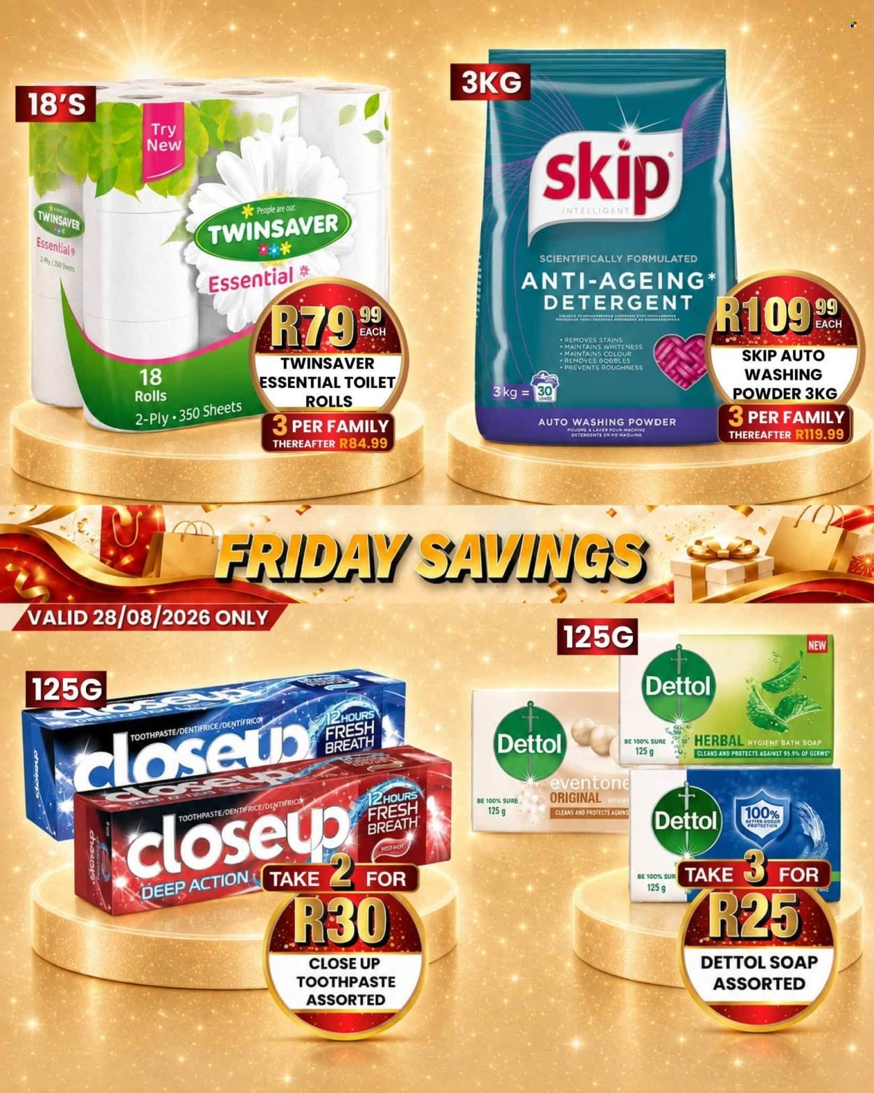 TAKE N PAY specials - From Friday 28 Aug 2026