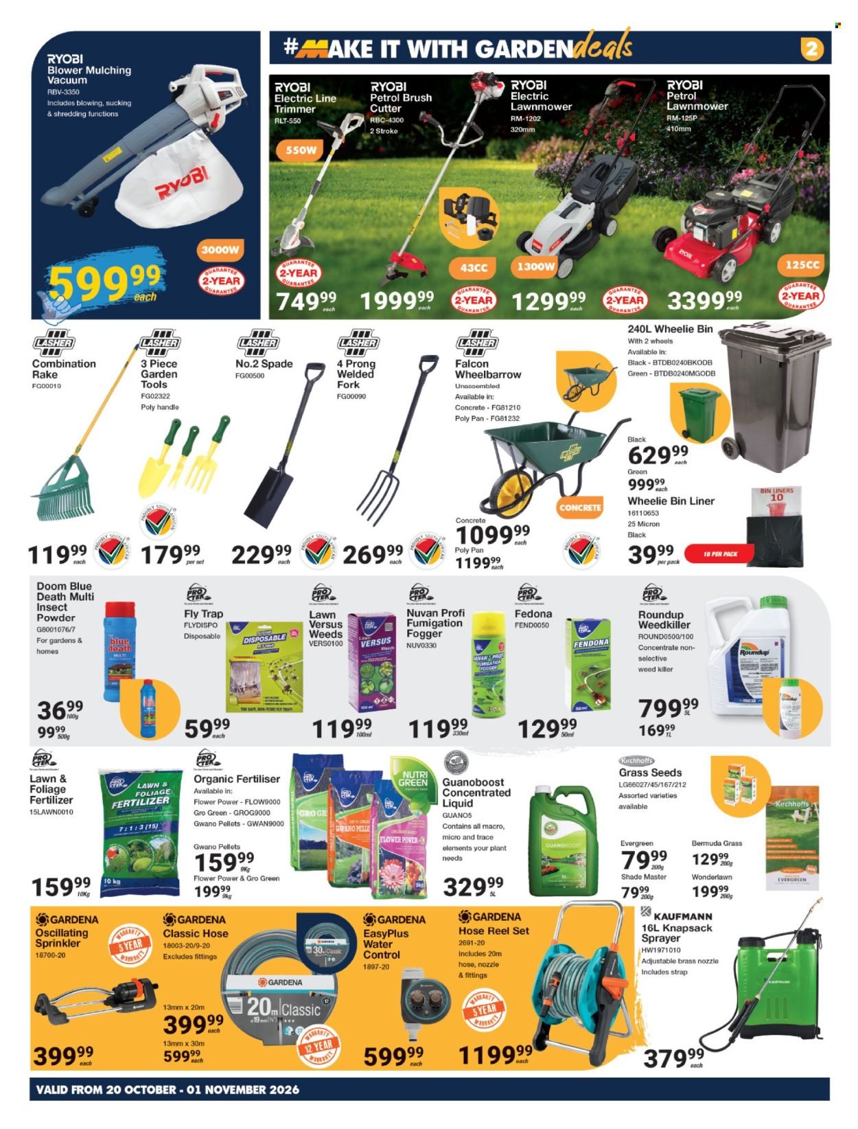 MICA specials - From Tuesday 20 Oct 2026