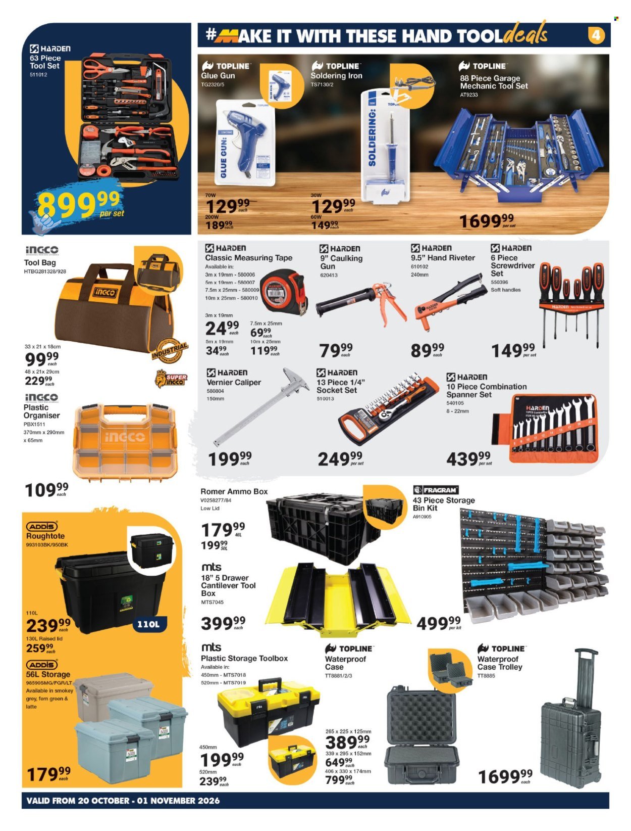 MICA specials - From Tuesday 20 Oct 2026