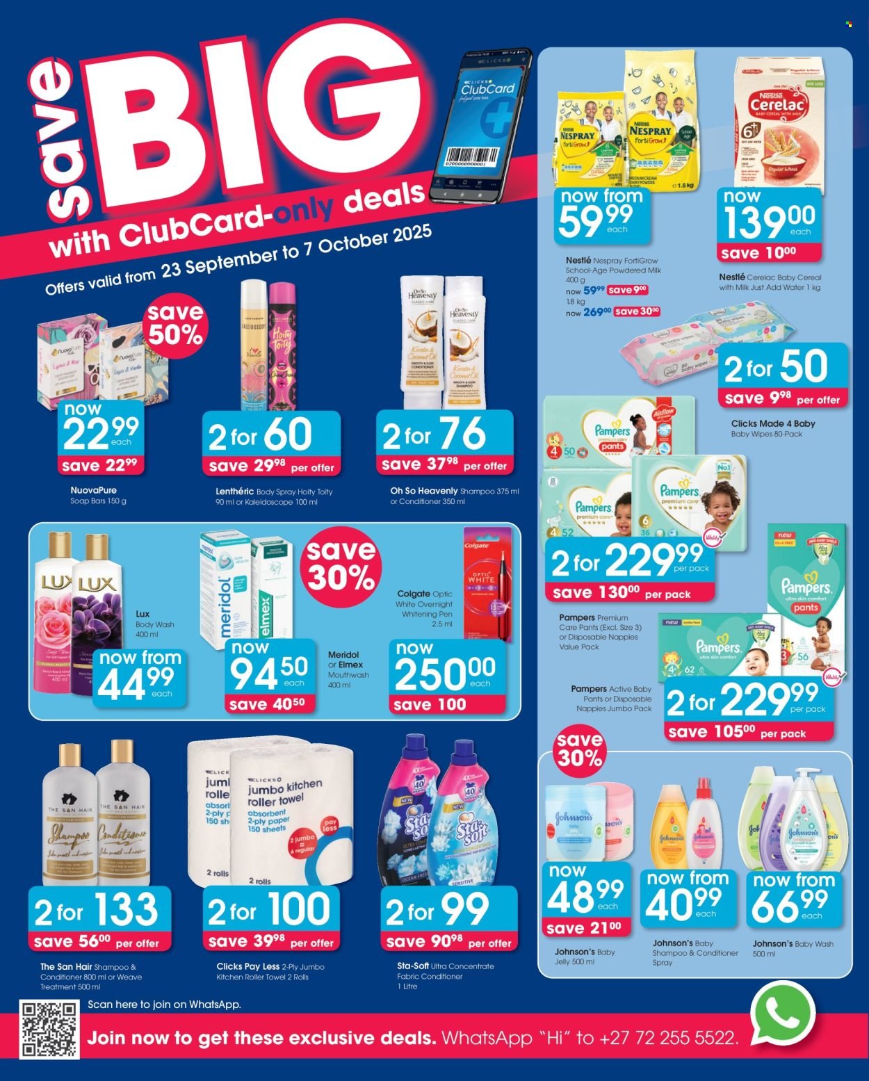 CLICKS specials - From Tuesday 23 Sept 2025 (2025-09-23 - 2025-10-07) | 4