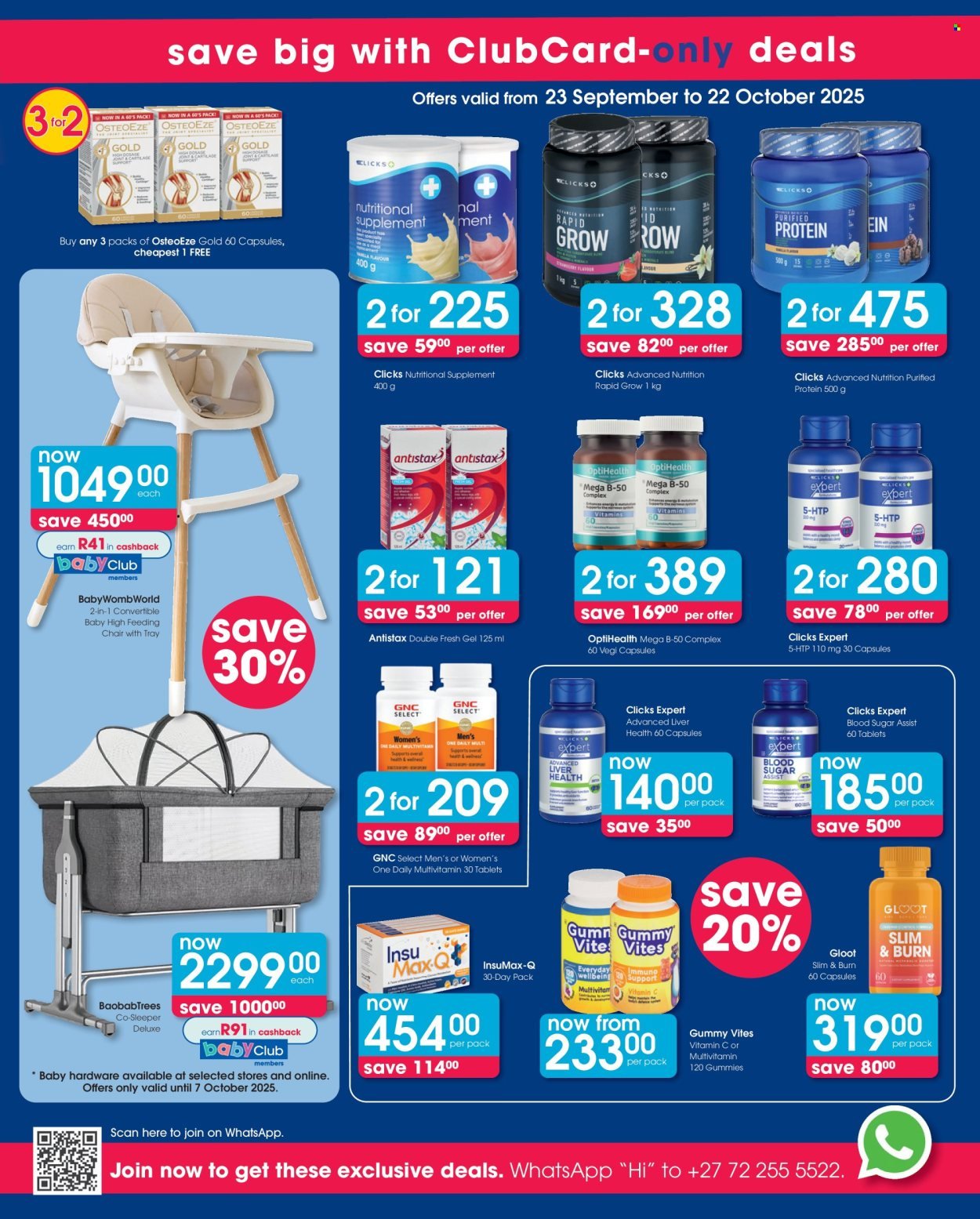 CLICKS specials - From Tuesday 23 Sept 2025 (2025-09-23 - 2025-10-07) | 5