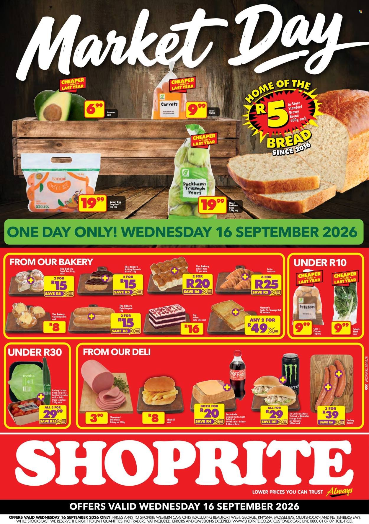 SHOPRITE specials - Market Day Deals
