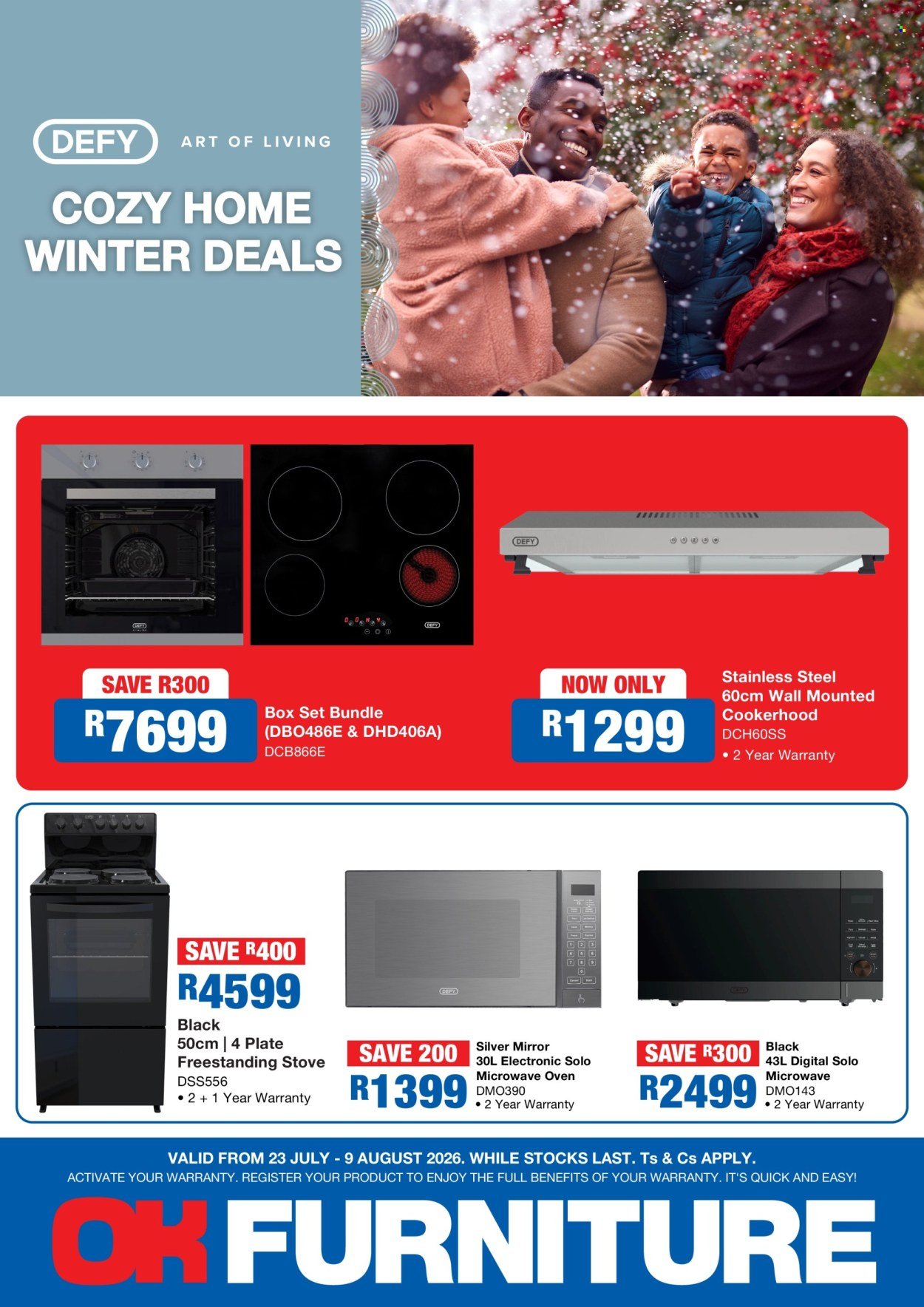 OK FURNITURE specials - From Thursday 23 Jul 2026