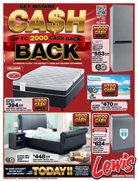 LEWIS specials - From Monday 13 Apr 2026 (2026-04-13 - 2026-05-10)