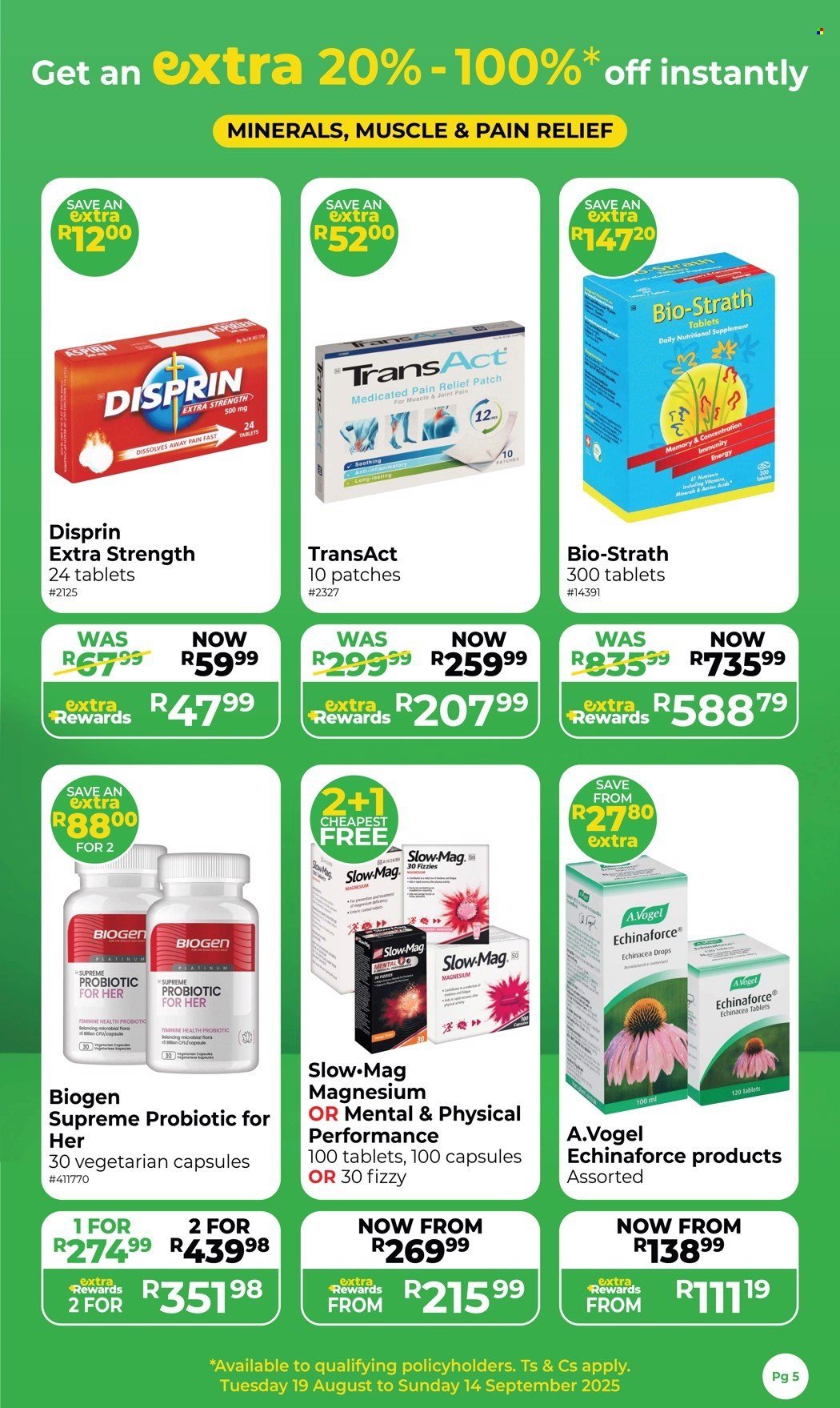 DIS-CHEM specials - Extra (2025-08-19 - 2025-09-14) | 5