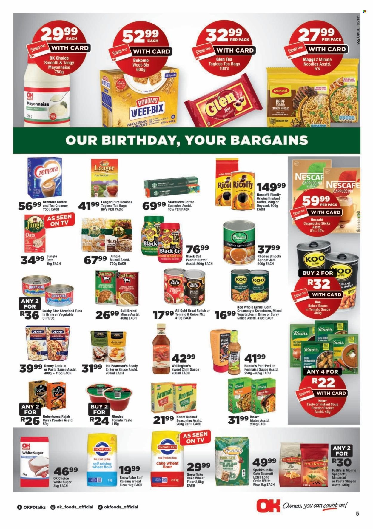 OK FOODS specials - From Wednesday 23 Sept 2026