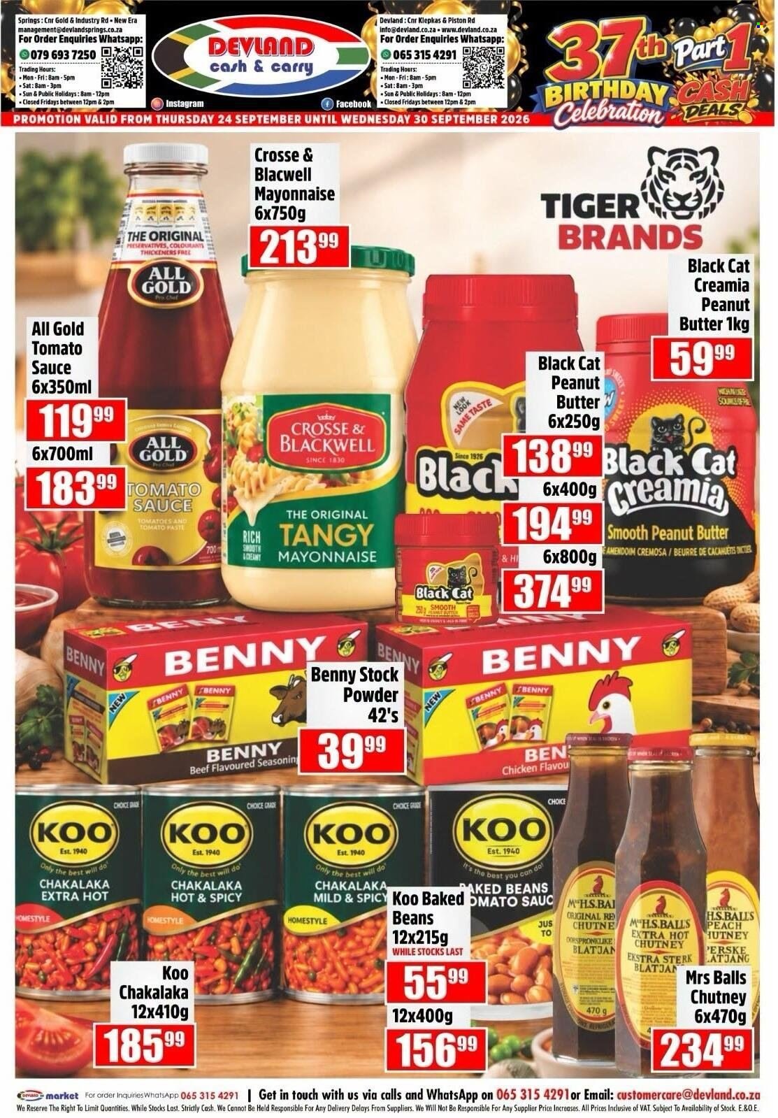 DEVLAND specials - From Thursday 24 Sept 2026