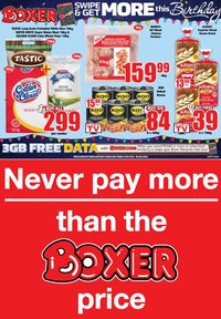 BOXER specials - GP WEEKLY SPECIALS