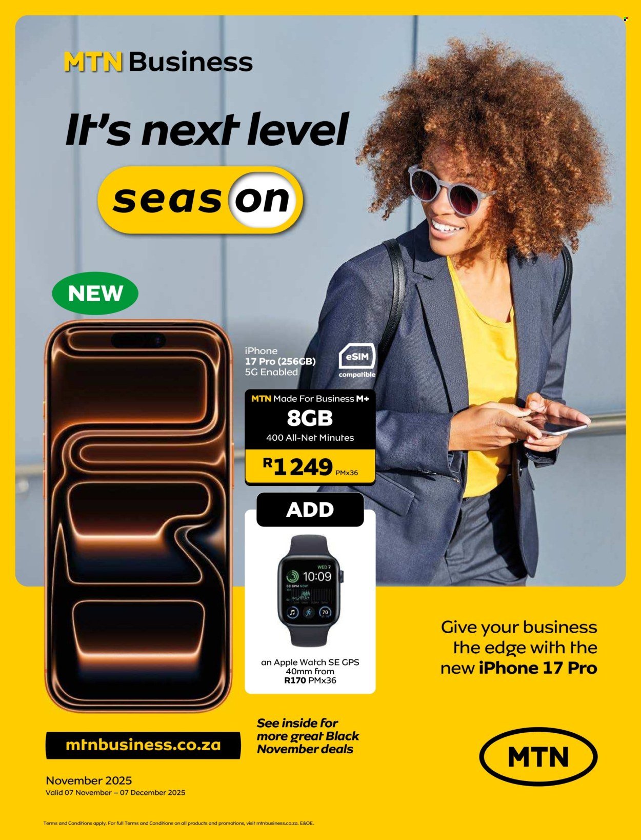 MTN specials - From Friday 7 Nov 2025 (2025-11-07 - 2025-12-07) | 1
