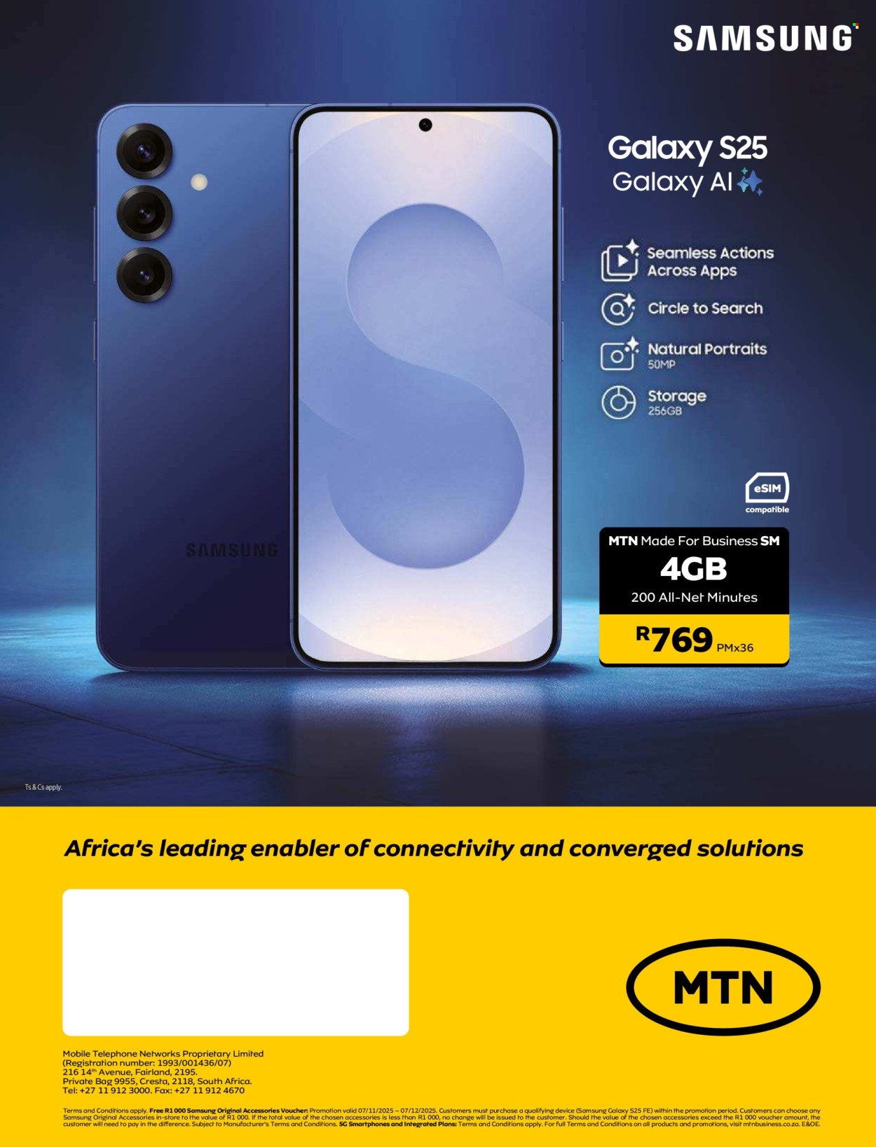 MTN specials - From Friday 7 Nov 2025 (2025-11-07 - 2025-12-07) | 12