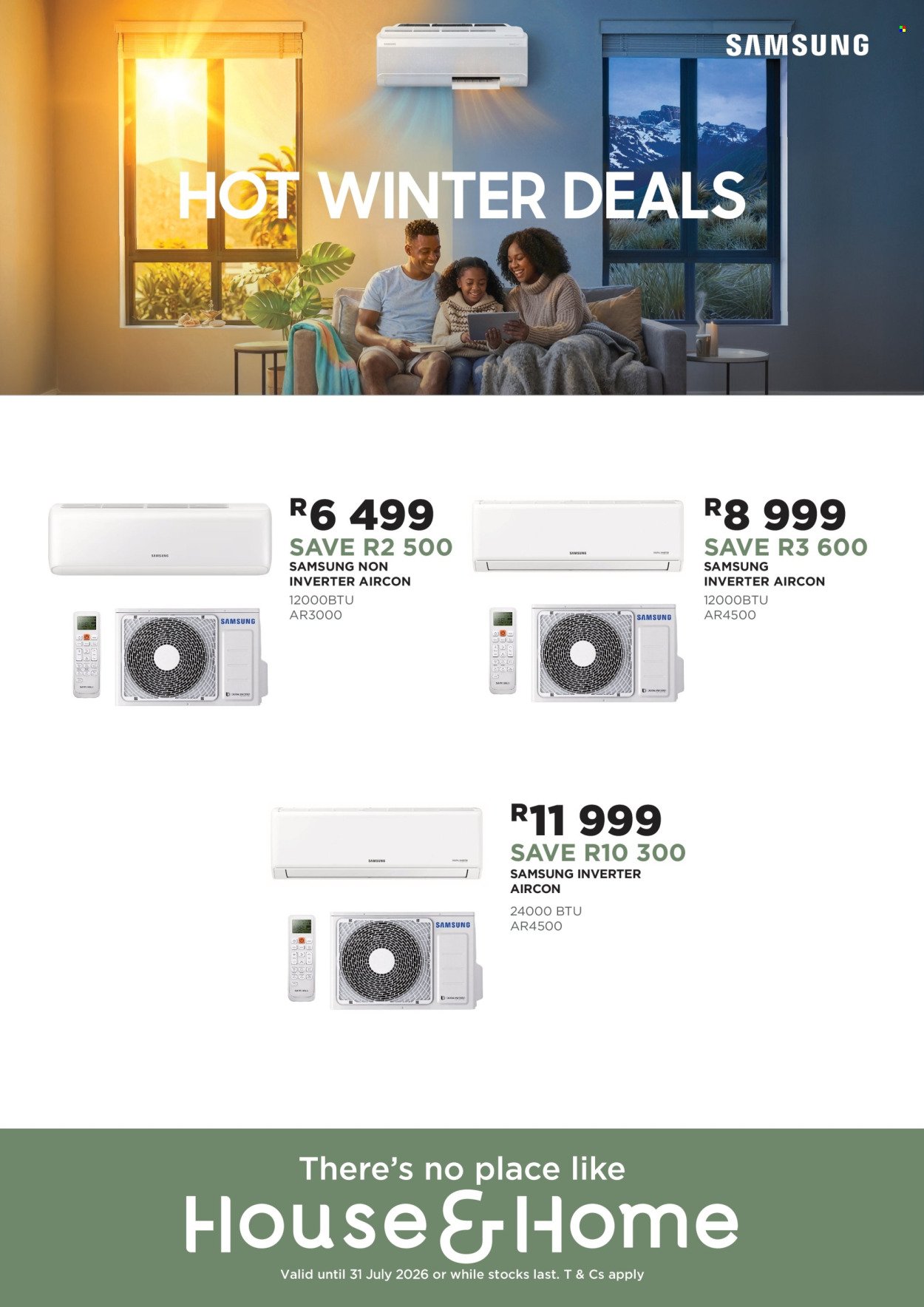 HOUSE & HOME specials - From Friday 3 Jul 2026