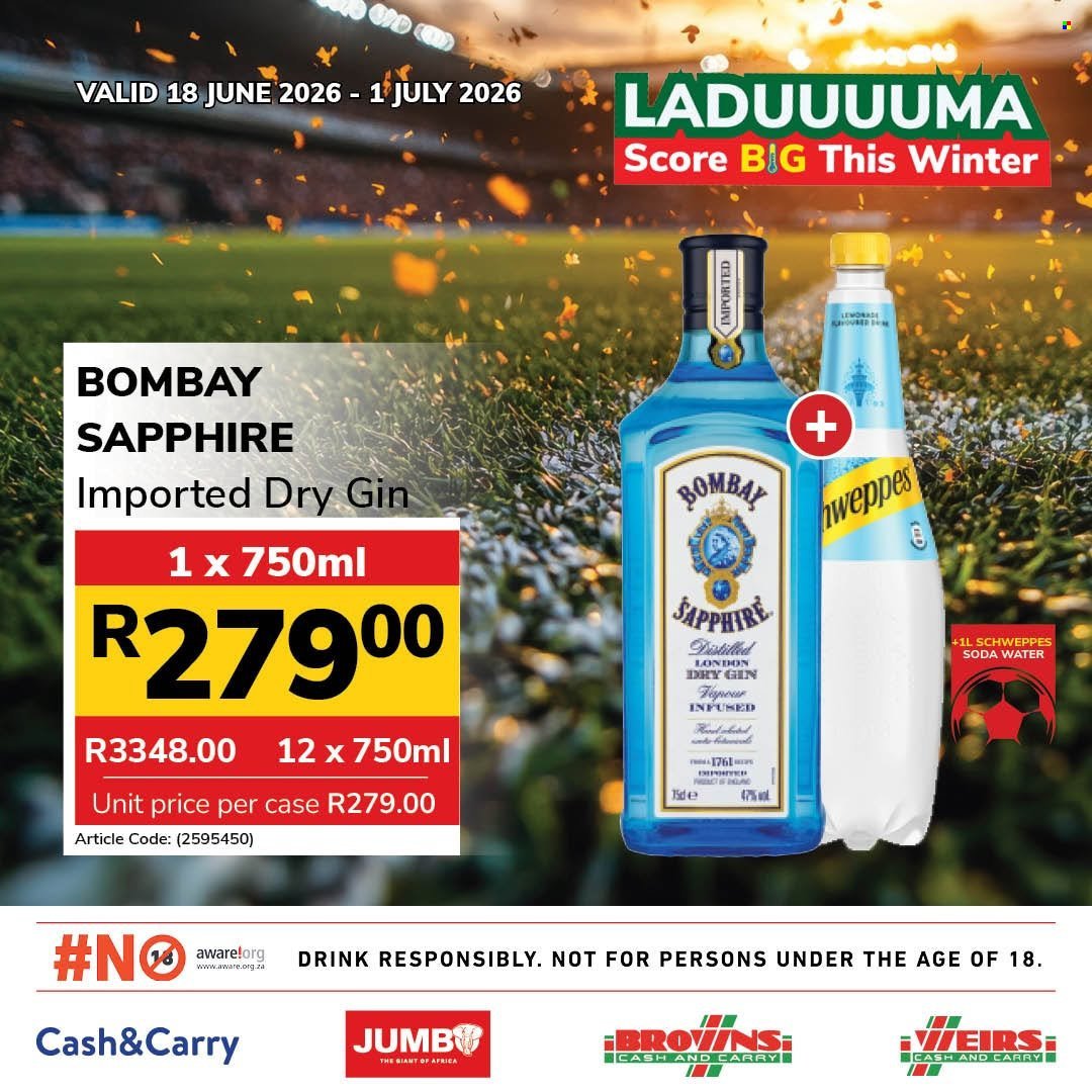 JUMBO CASH & CARRY specials - From Thursday 18 Jun 2026